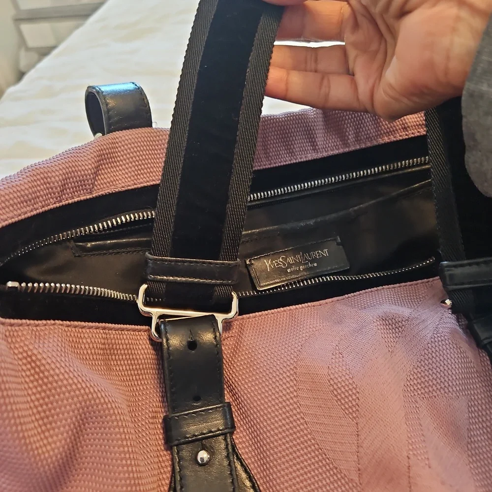 Yves Saint Laurent Rive Gauche Nylon Shoulder Bag - Picture 11 of 11